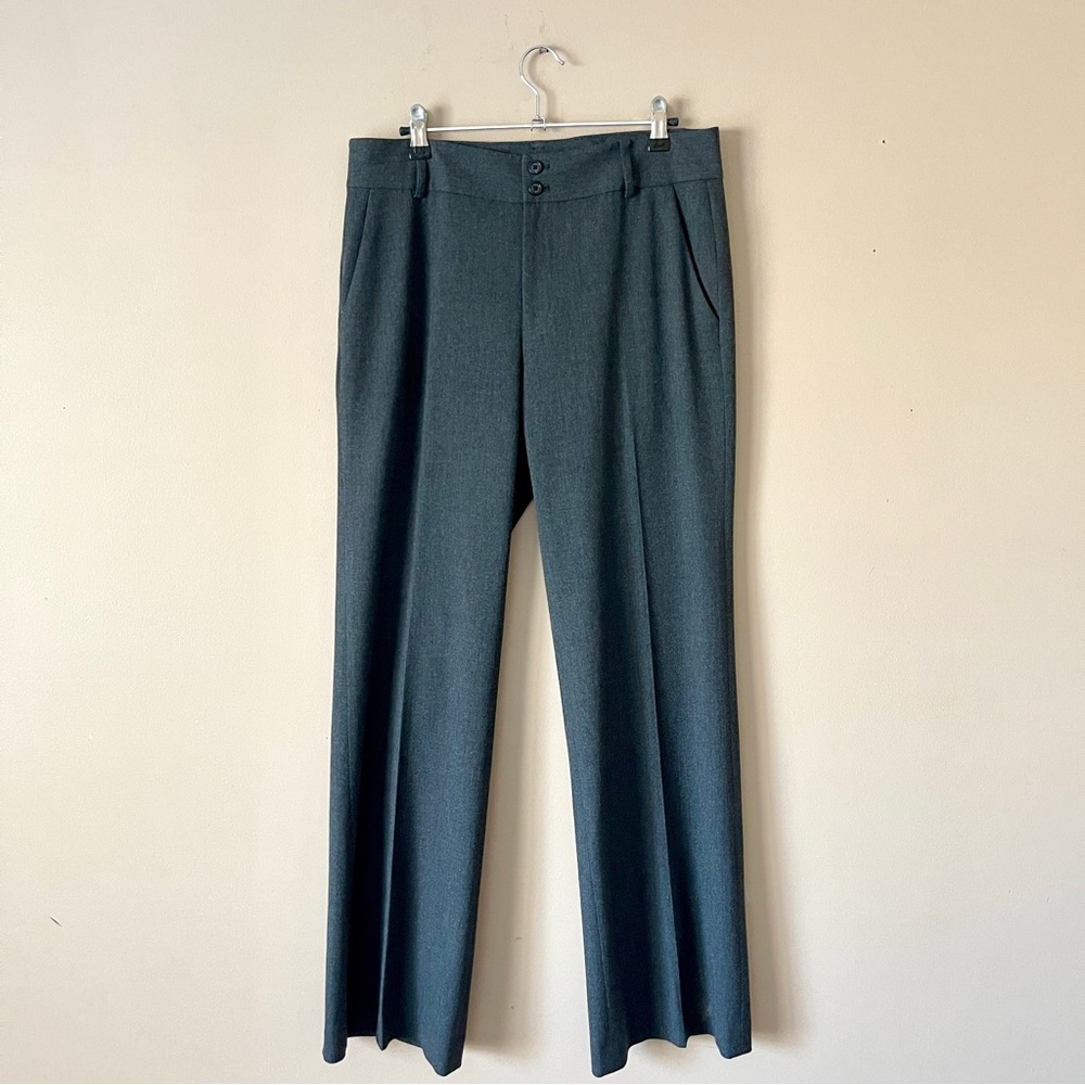 LAUREN RALPH LAUREN | Charcoal Gray Trouser Dress Pants Sz 6 - Picture 2 of 8